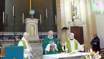  Père Jo Bois, Monseigneur Christophe Dufour, Père Tiran