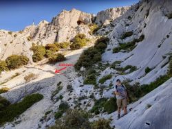 Les balises noires vous indiquent le passage à emprunter